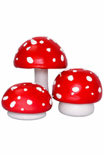 Wild Red Small Mushroom