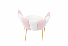 Stripe Chair Pink and off White