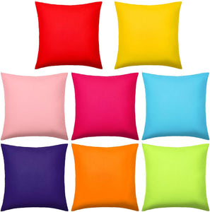 8 Mixed Neon Pillow set 18"X18"