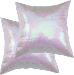 Iridescent Sequin Pillow set 18"X18"