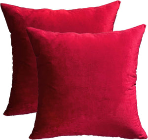 Red Velvet Pillow 18"X18"