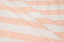 Peach Stripe Canvas Linen  $1.50-