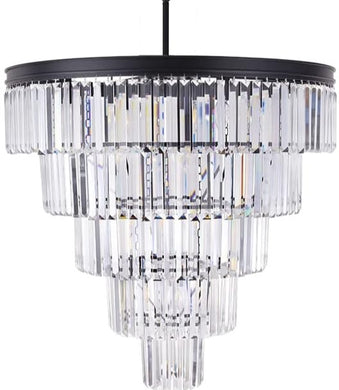 Black and Clear chandelier