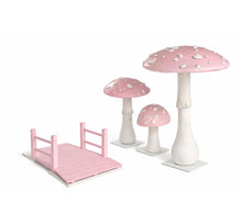 Wild Pink Large Mushroom