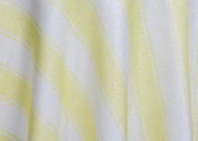 Cabana Stripe Yellow and White Linen  1.50-