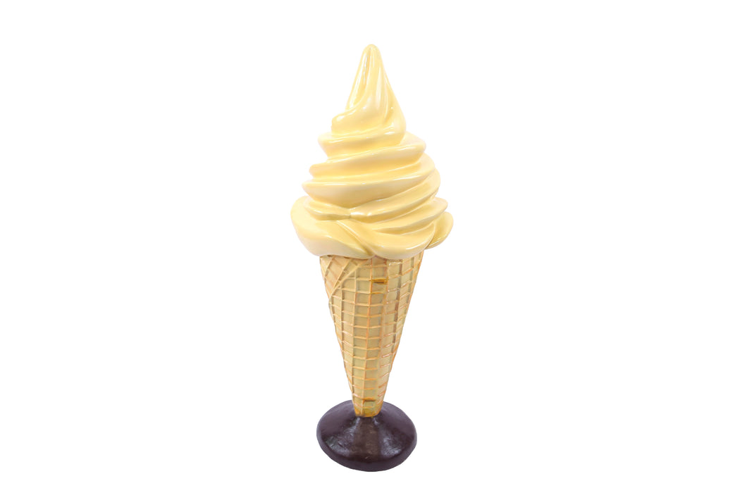 Yellow ice cream
