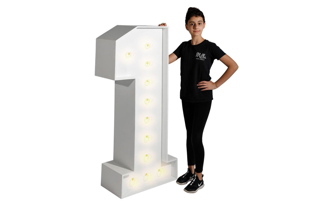 Giant Marquee Numbers – Milla Event Rentals