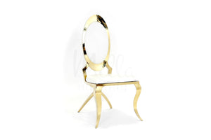 Gold X Leg Washington Chair