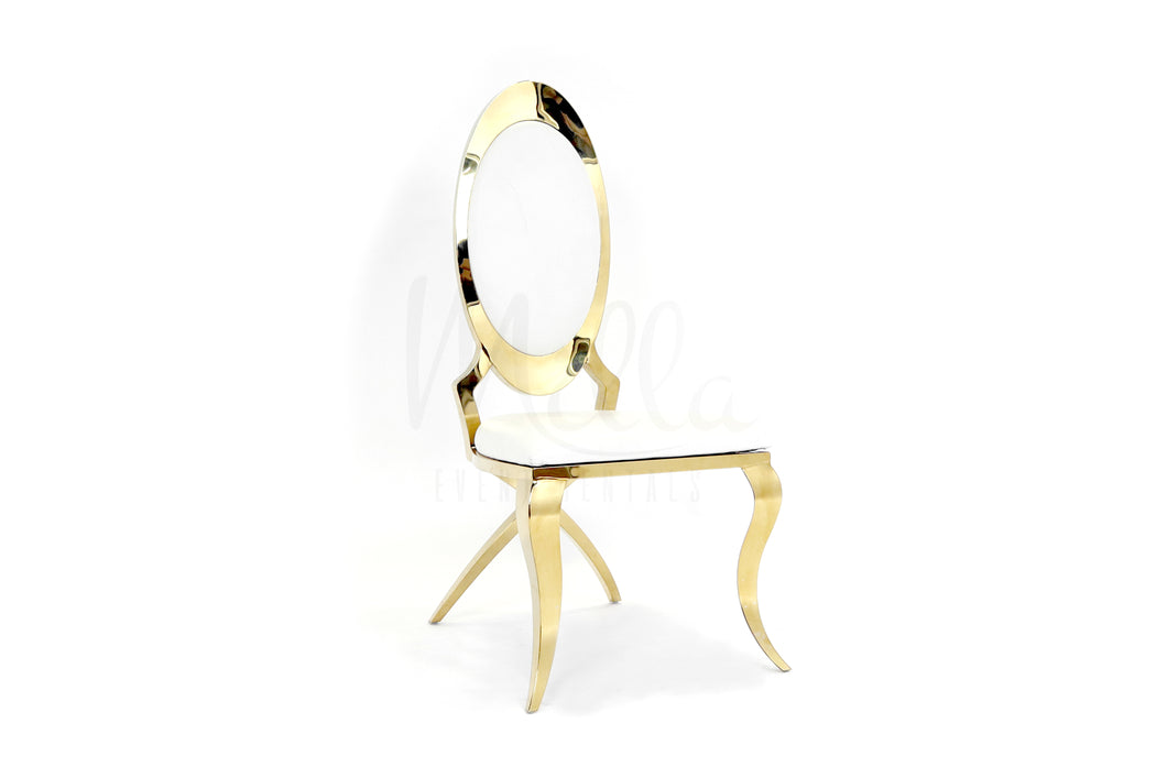 Gold X Leg Washington Chair