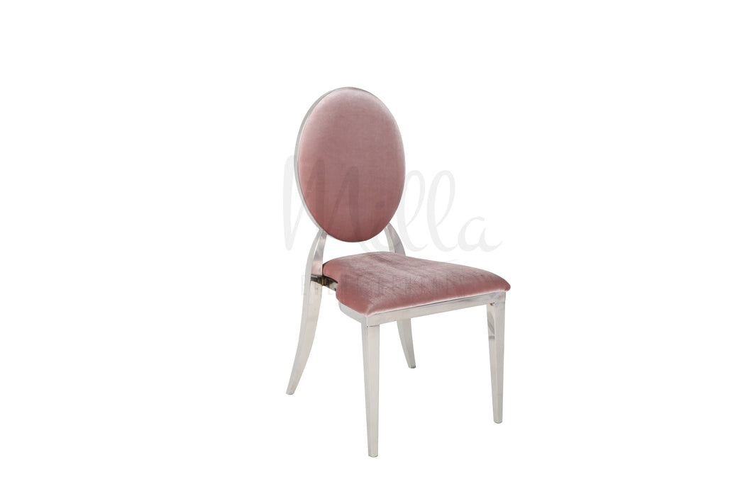Mauve/Silver Washington Chair