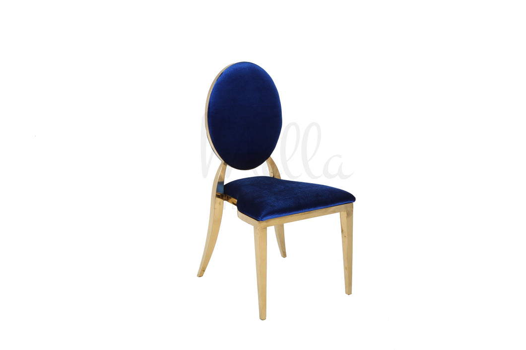 Royal Blue/Gold Washington Chair