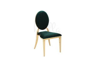 Emerald Green/Gold Washington Chair
