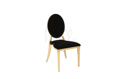 Black/Gold Washington Chair