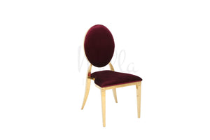 Burgundy/Gold Washington Chair
