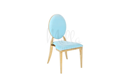Light Blue/Gold Washington Chair