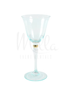 Light Blue Stella Wine Glass