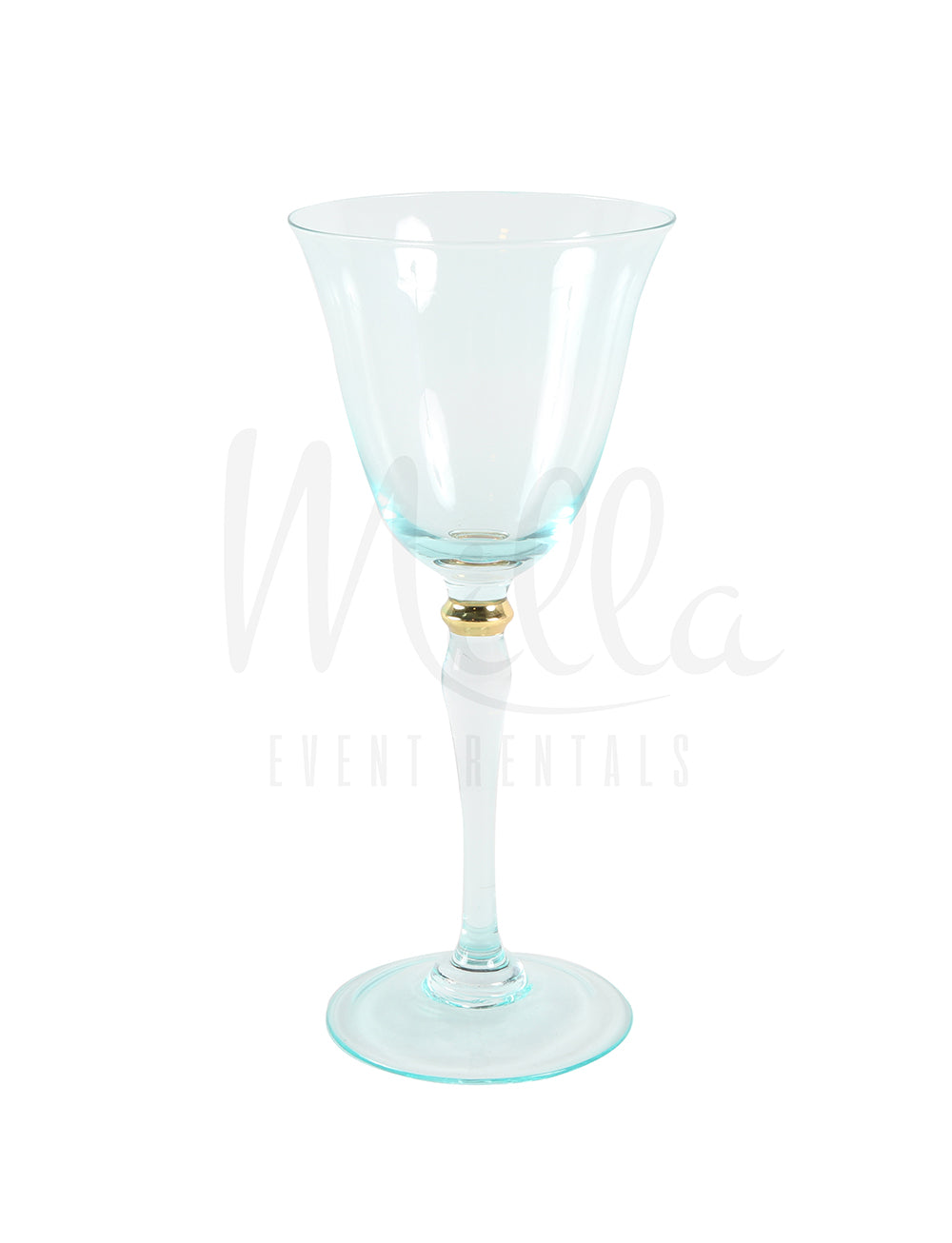 Light Blue Stella Wine Glass