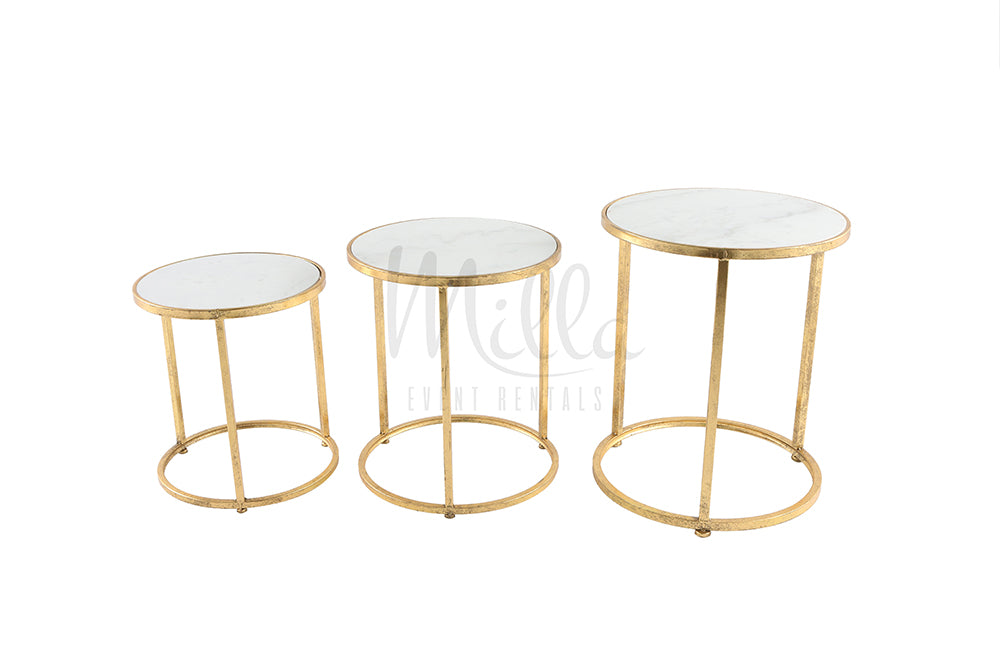 Waldorf Marble Accent Table