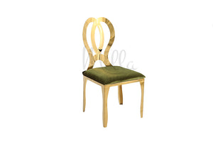 Gold Infiniti Chair Olive Green