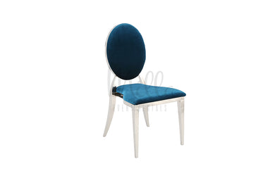 Teal/Silver Washington Chair