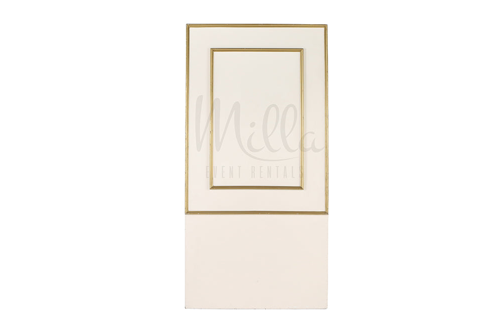 4x8 Gold/Off White Wall Panel