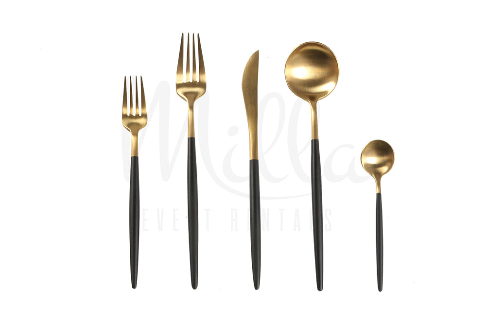 Goa Black Gold Flatware