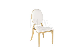 White/Gold Washington Chair