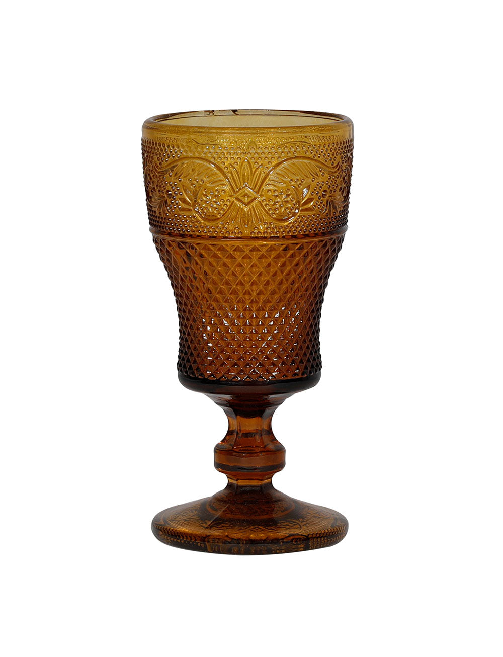 Le Fleur Amber Goblet