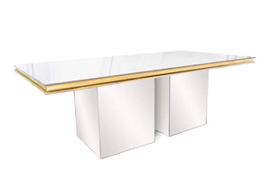 Metropolitan Silver and Gold Table 4x8