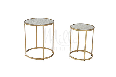 Gold Modern Waldorf Accent Table