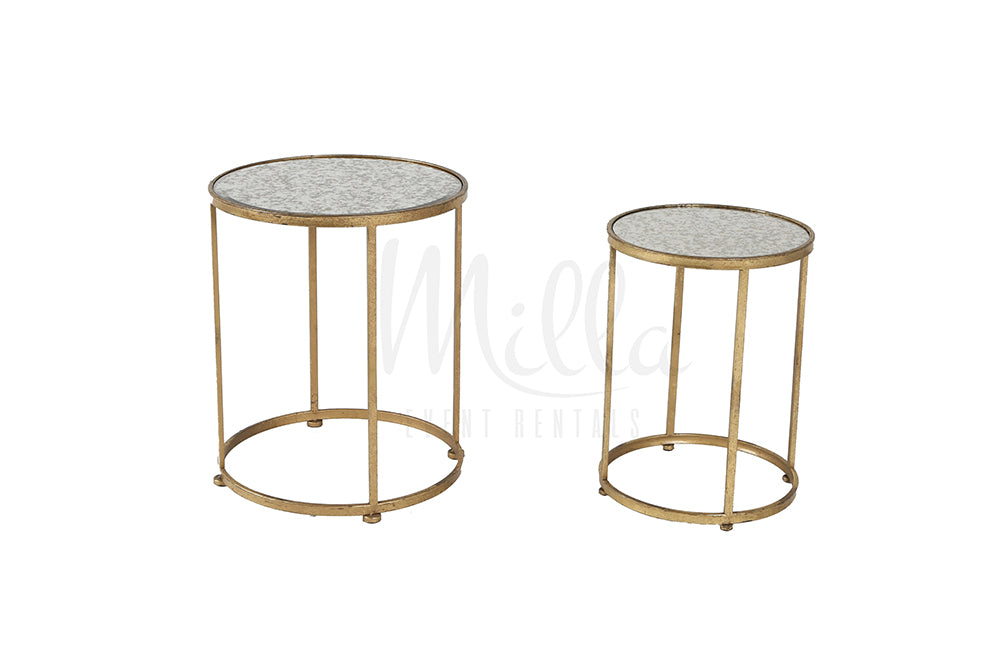 Gold Modern Waldorf Accent Table
