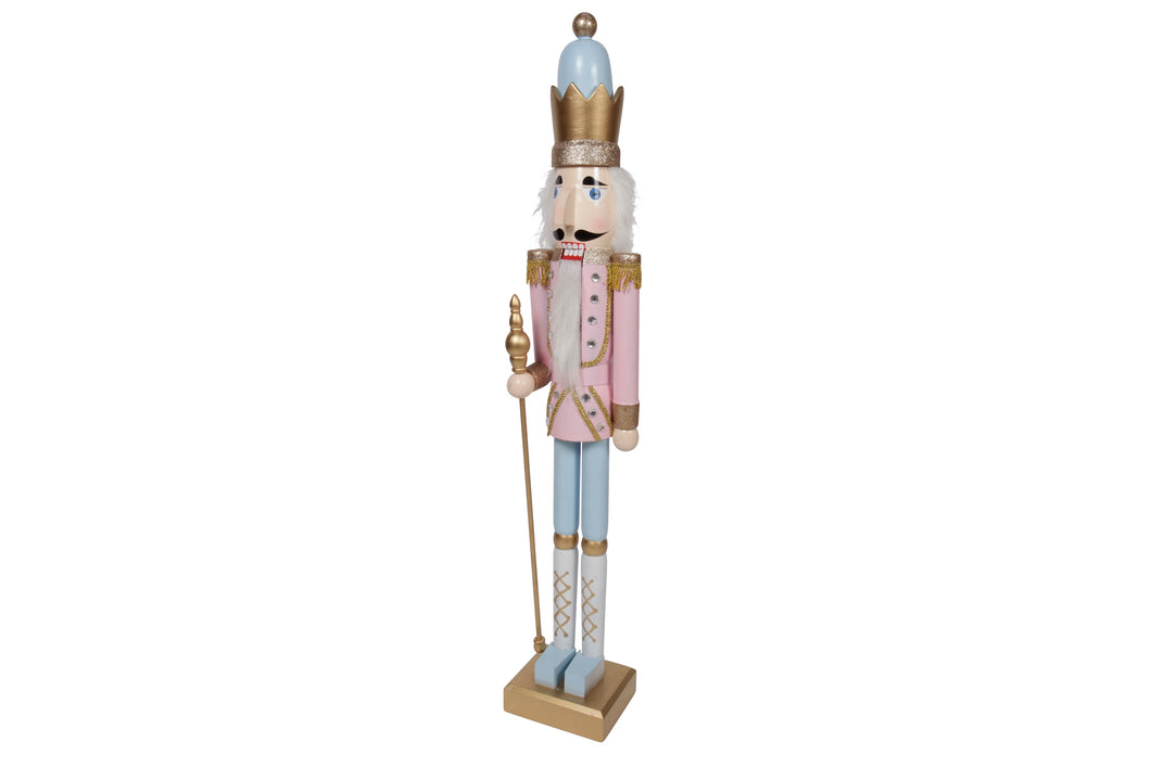 Pink and Blue Nutcracker