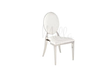 White/Silver Washington Chair