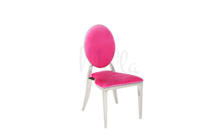 Fuchsia/Silver Washington Chair