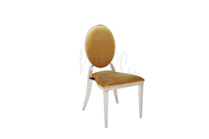 Mustard-Gold/Silver Washington Chair