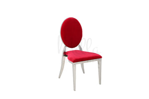 Red/Silver Washington Chair