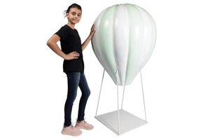 Mint Green Large Hot Air Balloon