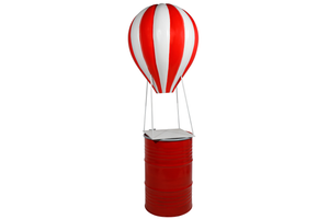 Red Large Hot Air Balloon